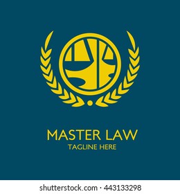 Law Firm,Law Office, Lawyer services, Vector logo template. flat style design