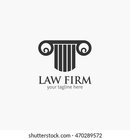 Law Firm,Law Office, Lawyer services, Vector design logo template