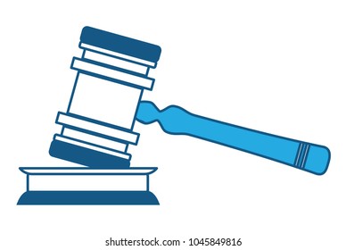 Law hammer icon