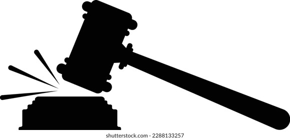 Law Hammer, Judge Gavel Icon