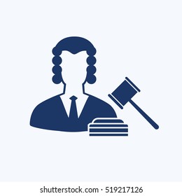 Law human icon design,clean vector