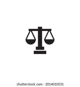 Plantilla gráfica de diseño de icono de ley