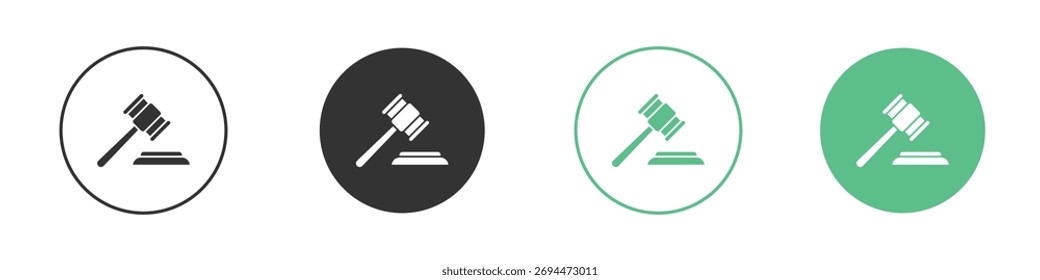 Icono de la ley para el diseño y el Web.
