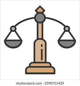 Law Icon Element For Design