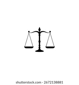 Icono de ley de diseño de Vector plano.