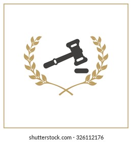 Law icon or logo.