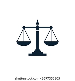 Diseño de Plantilla de Ilustración vectorial de logotipo de icono de ley