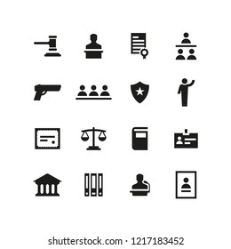 LAW ICON SET