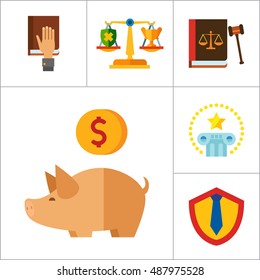 Law Icon Set
