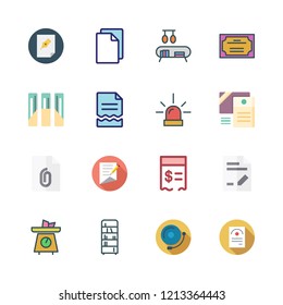 law icon set. vector set about bookshelf, contract, alarm bell and certificate icons set.