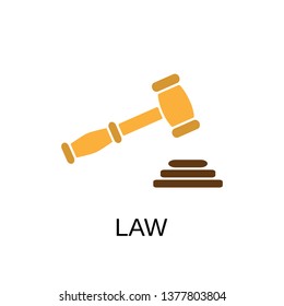 Law icon. Law symbol design. Stock - Vector illustration can be used for web