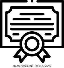 icono de ley. Diseño De Estilo Lineal Delgado Aislado Sobre Fondo Blanco