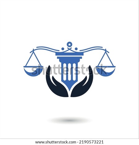 Law Icon in trendy flat style isolated on white background. Judge Gavel symbol for your web site design, logo, app, UI. Vector illustration, EPS10.