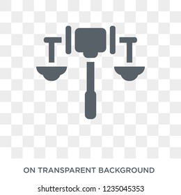 Law icon. Trendy flat vector Law icon on transparent background from law and justice collection. High quality filled Law symbol use for web and mobile
