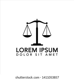 Law icon vector design template