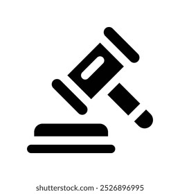law icon. vector glyph icon for your website, mobile, presentation, and logo design.