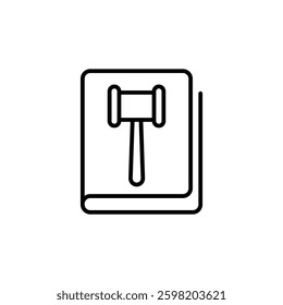 law icon vector scale  law protection sign 