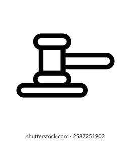 Law Icon Vector Symbol Design Illustration