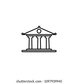 law icon vector template 
