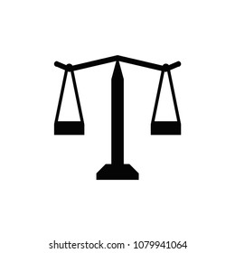 Law Icons.Black and white icons.Web and mobile.Balance,scales