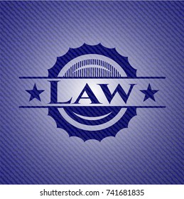 Law with jean texture
