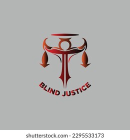 law justice abstract vector logo