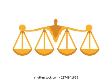 Vector de logotipos coloreados de ley y justicia