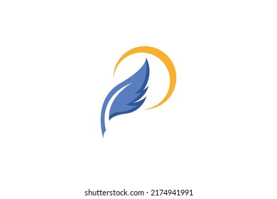 Vector de logotipos coloreados de ley y justicia