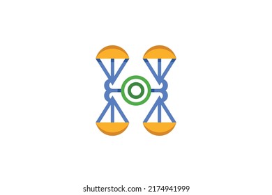 Logo-Vektorgrafik für Recht und Gerechtigkeit