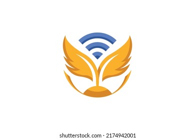 Law and Justice Colored Logo Vector