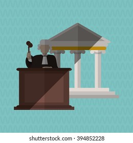 Law and Justice icon design