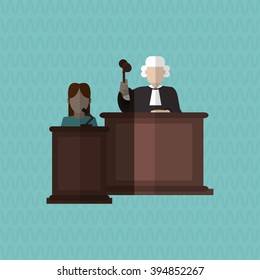 Law and Justice icon design