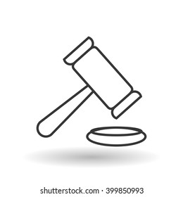 law and justice icon design, vector illustration