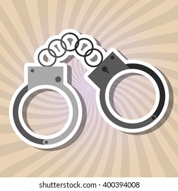 Law and Justice icon design, vector illustration