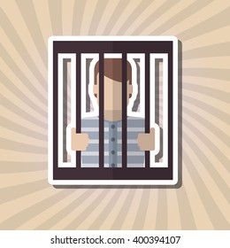 Law and Justice icon design, vector illustration