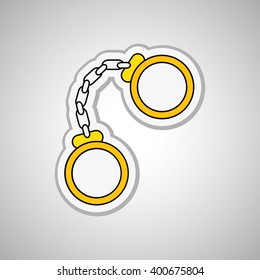 law and justice icon design, vector illustration