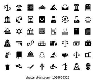 Law And Justice Icons