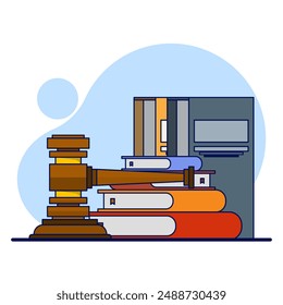 law and justice, legal advice, justice, consulting, law firm and legal services concept, lawyer consultant, law books, judges gavel, court decision gavel. Symbol of legal and judicial system.