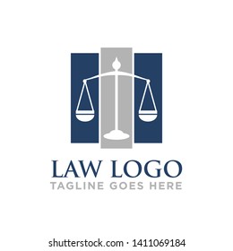 law - justice logo vector design template