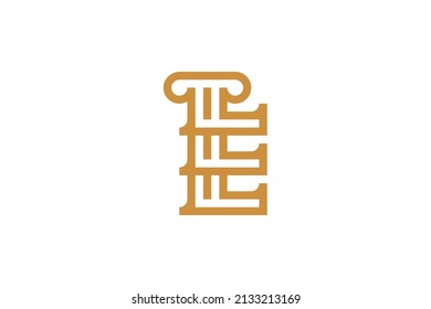 Law and Justice Monoline Logo