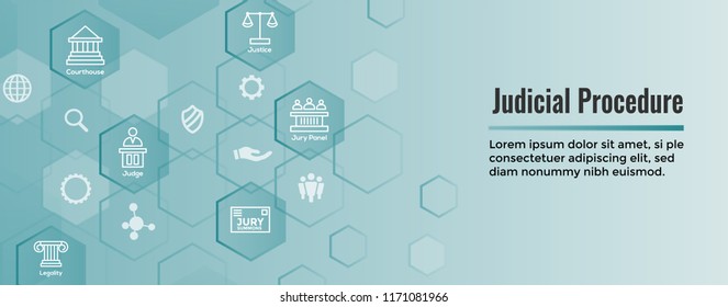 Law and Legal Icon Set - Judge, Jury, and Judicial icons