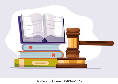 Law legal justice lawyer judge practice courthouse abstract concept. Vector graphic design illustration