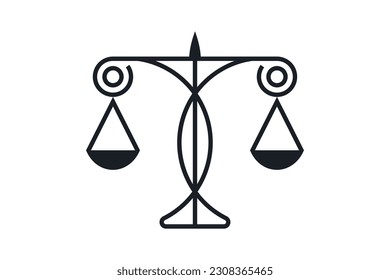 Law legal logo design vector	