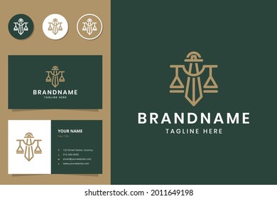 law line art logo design