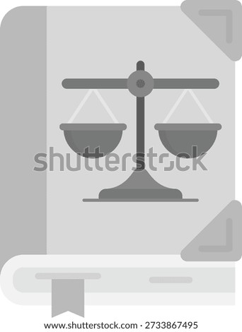 Law Line vector Icon Design