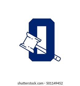 Law logo, Alphabet logo in Law and Attorney business