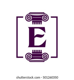 Law logo, Alphabet logo in Law and Attorney business