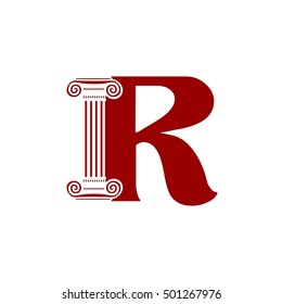 Law logo, Alphabet logo in Law and Attorney business