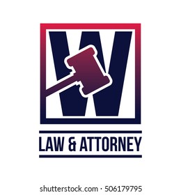 Law logo, Alphabet logo in Law and Attorney business