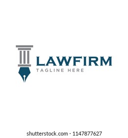 law logo design template